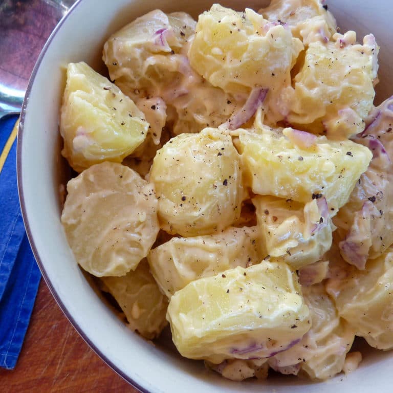 potato salad with mayonnaise