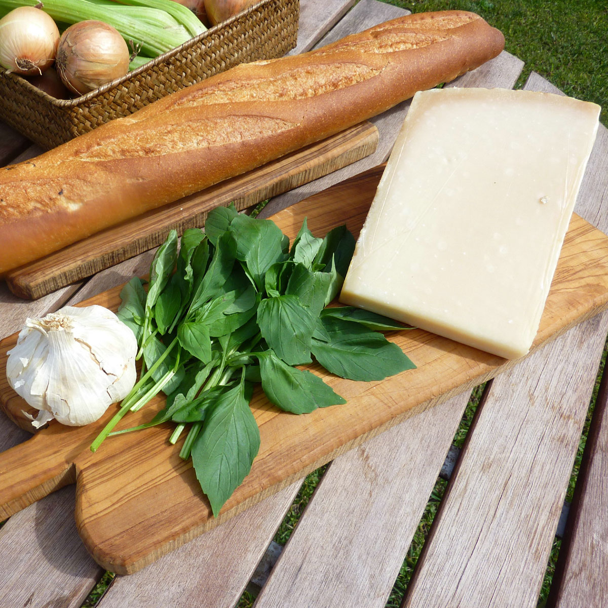Ingredients for the Italian seasoned breadcrumbs