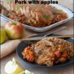 Pork with apples pin