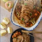 Pork with apples pin