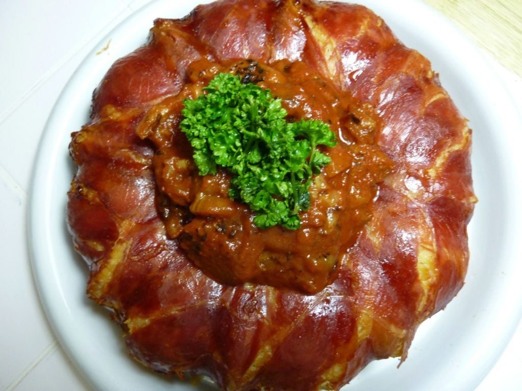 Rice Timbale Recipe with Aubergine Prosciutto and Sausage Your