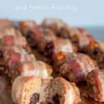 If you love stuffing but you do not want to make a large quantity, these sausagemeat and chestnut stuffing rolls are the solutions. I make them in advance and freeze them. When I need them I defrost only the quantity I need.#yourguardianchef #baconappetizerrecipes #baconwrapped
