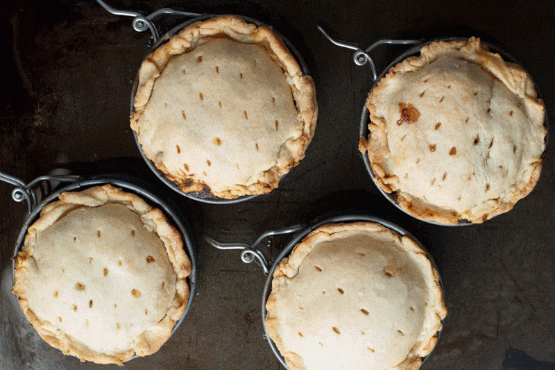 Bake the Heidi Pies for 30 minutes