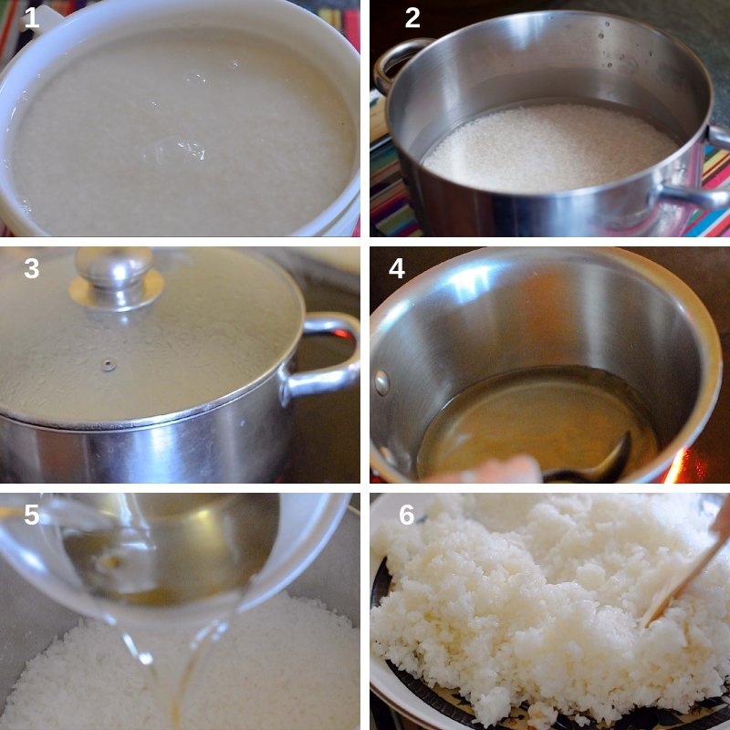 Step by Step Sushi rice