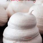 This is my secret mini meringue recipe to make meringues thick and crunchy that doesn’t stick to your teeth, Not secret anymore #yourguardianchef #dessert #Italianfood