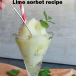 Lime Sorbet with Vodka pin