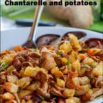 Chanterelle and potatoes