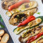 grilled vegetables pin