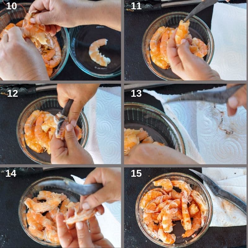 How to clean and devein a shrimp