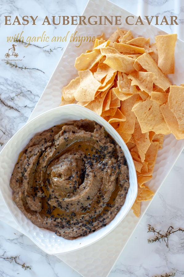 Easy Aubergine Caviar (Eggplant Caviar) Your Guardian Chef