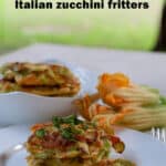 Italian zucchini frittes pin