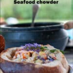 seafood chowder pin