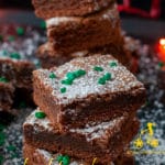 These brownies are devilishly delicious, and unhealthy. With plenty of eggs and butter, they are so chocolaty and gooey. So don’t indulge, if you can resist them!