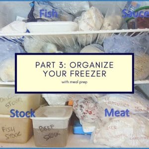 organize your freezer