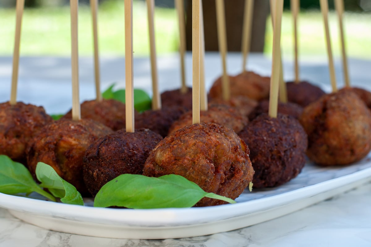 Italian eggplant meatballs