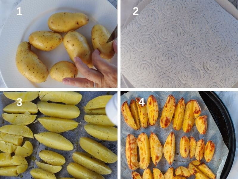 How to prepare the potatoes