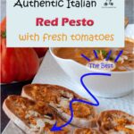 The Red Pesto Pasta Sauce is a great alternative to Green Pesto for lower calories and fresh summer taste. It is quickly done in a blender with fresh tomatoes, no cooking.