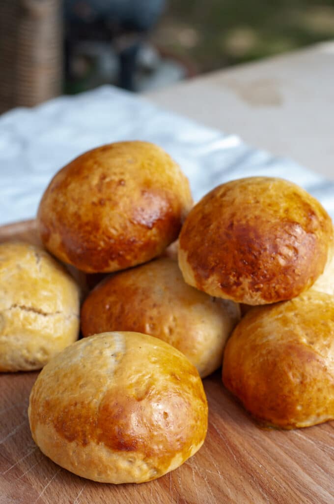 Brioche and bread rolls' dough