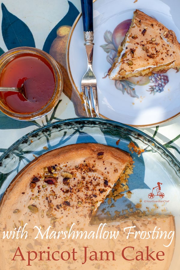 Apricot Jam Cake with Marshmallow Frosting Your Guardian Chef