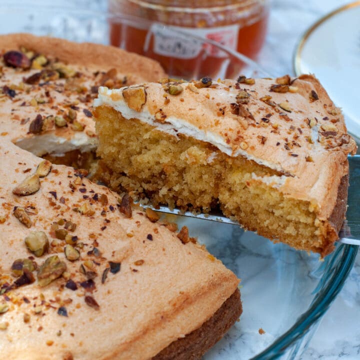 Apricot Jam Cake with Marshmallow Frosting Your Guardian Chef