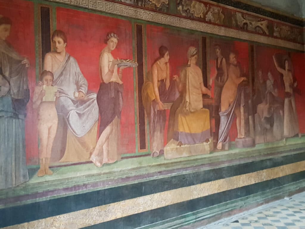 affresco from Pompei villa