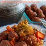 Crunchy deep-fried meatballs flavored with parmesan, garlic, and lemon zest. I like to serve them with creamy vegetable stew and couscous. It is such a delightful dinner, even your children will ask for a second serving.