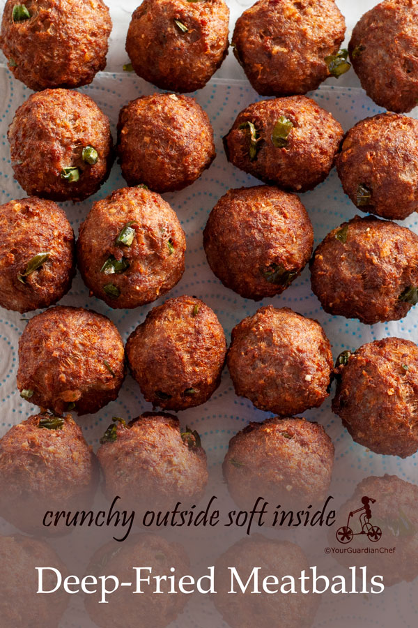 Italian Crispy Deep Fried Meatballs Recipe Your Guardian Chef