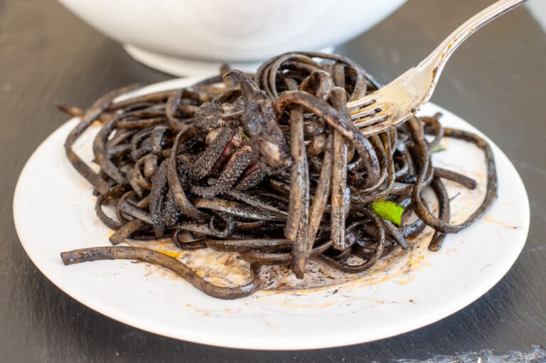 Pasta With Squid Ink Cuttlefish - Your Guardian Chef