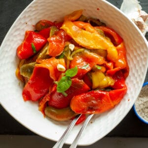 Italian roasted peppers recipe