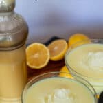 This Limoncello cream is a creamy version of Limoncello to drink on special occasions. It is perfect for a winter holiday like Thanksgiving or Christmas. I like to make it in November and give it to friends as an edible gift.