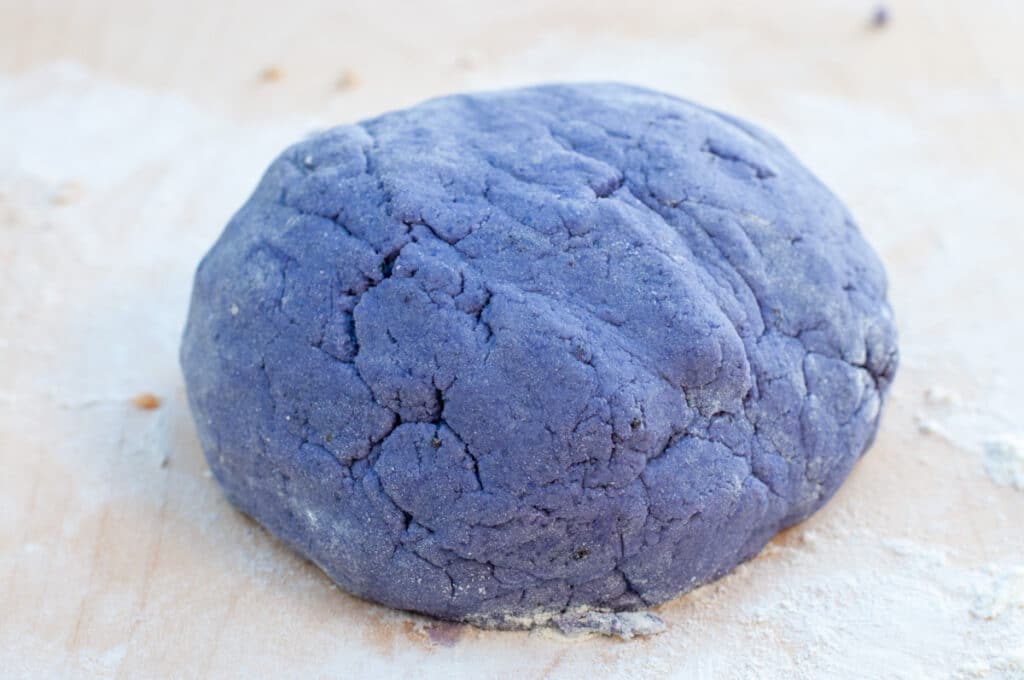 purple potato gnocchi dough