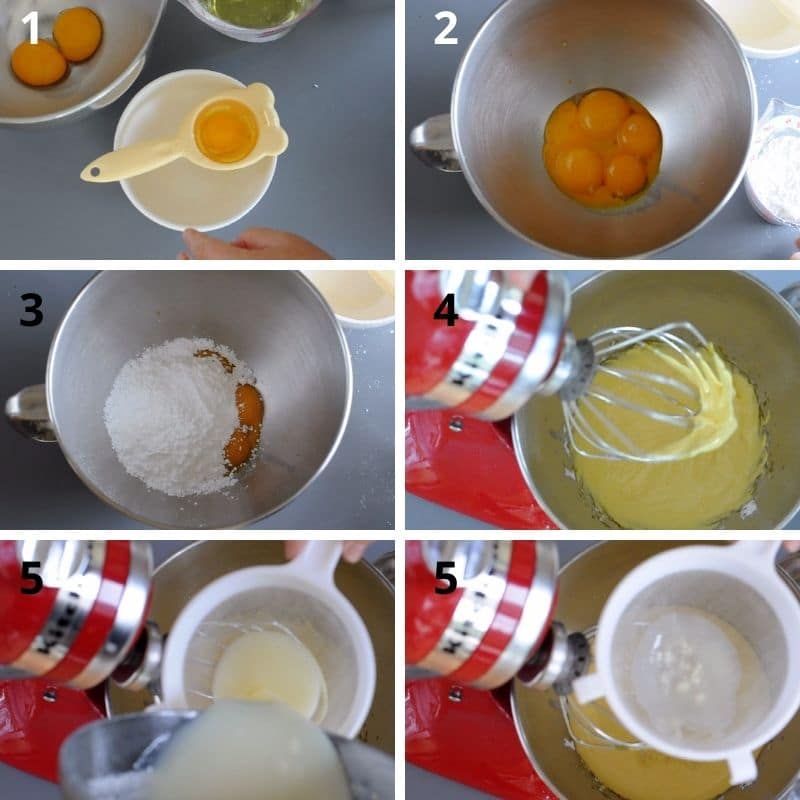 making the eggnog