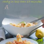 If you are not confident in the kitchen this smoked salmon with bow tie pasta recipe is the perfect recipe to make for a special occasion. Very easy to prepare with only 4 ingredients and it takes less than 15 minutes. Guaranteed success for an exceptional dine-in experience.