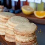These 3 ingredient cookies no egg are light and crumbling, you can make the dough in advance and keep it in the freezer ready when you need it.