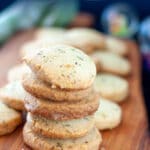These 3 ingredient cookies no egg are light and crumbling, you can make the dough in advance and keep it in the freezer ready when you need it.