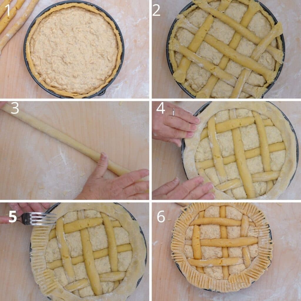 making the pie