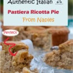 Pastiera Napoletana is a ricotta pie typically baked for Easter. The filling is made with wheat mixed with ricotta and has a distinctive flavor of the flower orange water and lemon zest.
