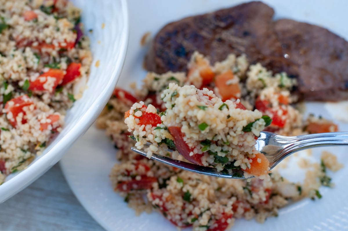 Tabbouleh served with Picanha bbq