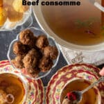 Beef Consomme pin