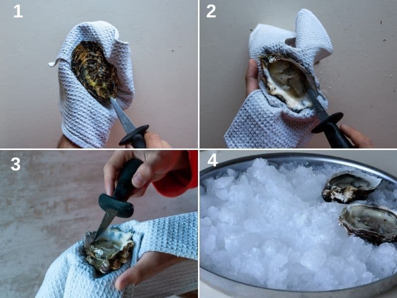 how to open an oyster