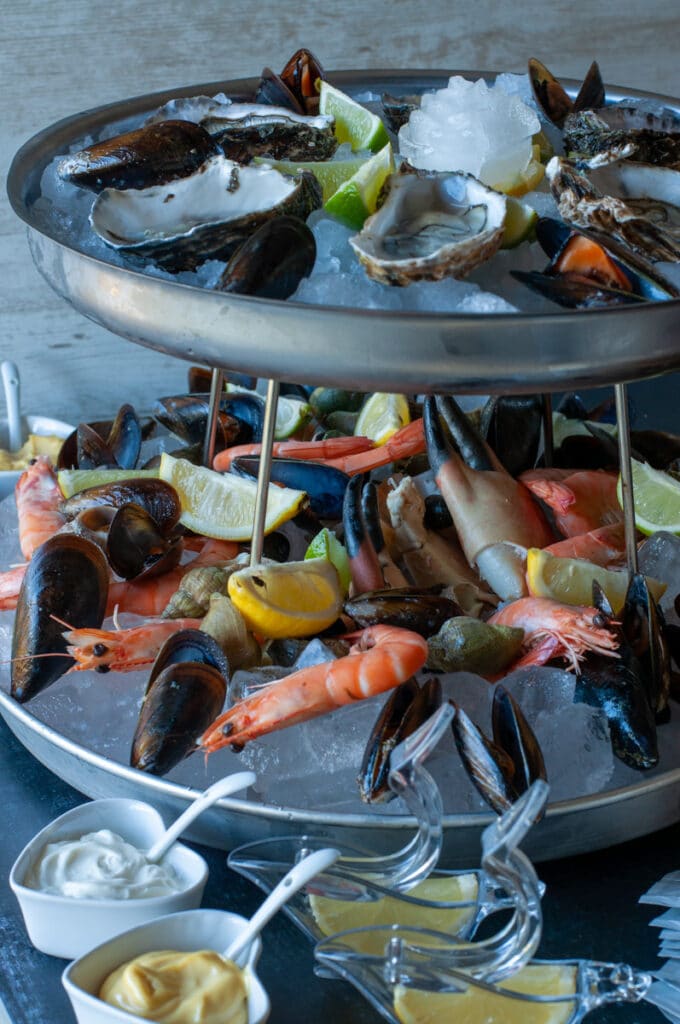 double seafood platter