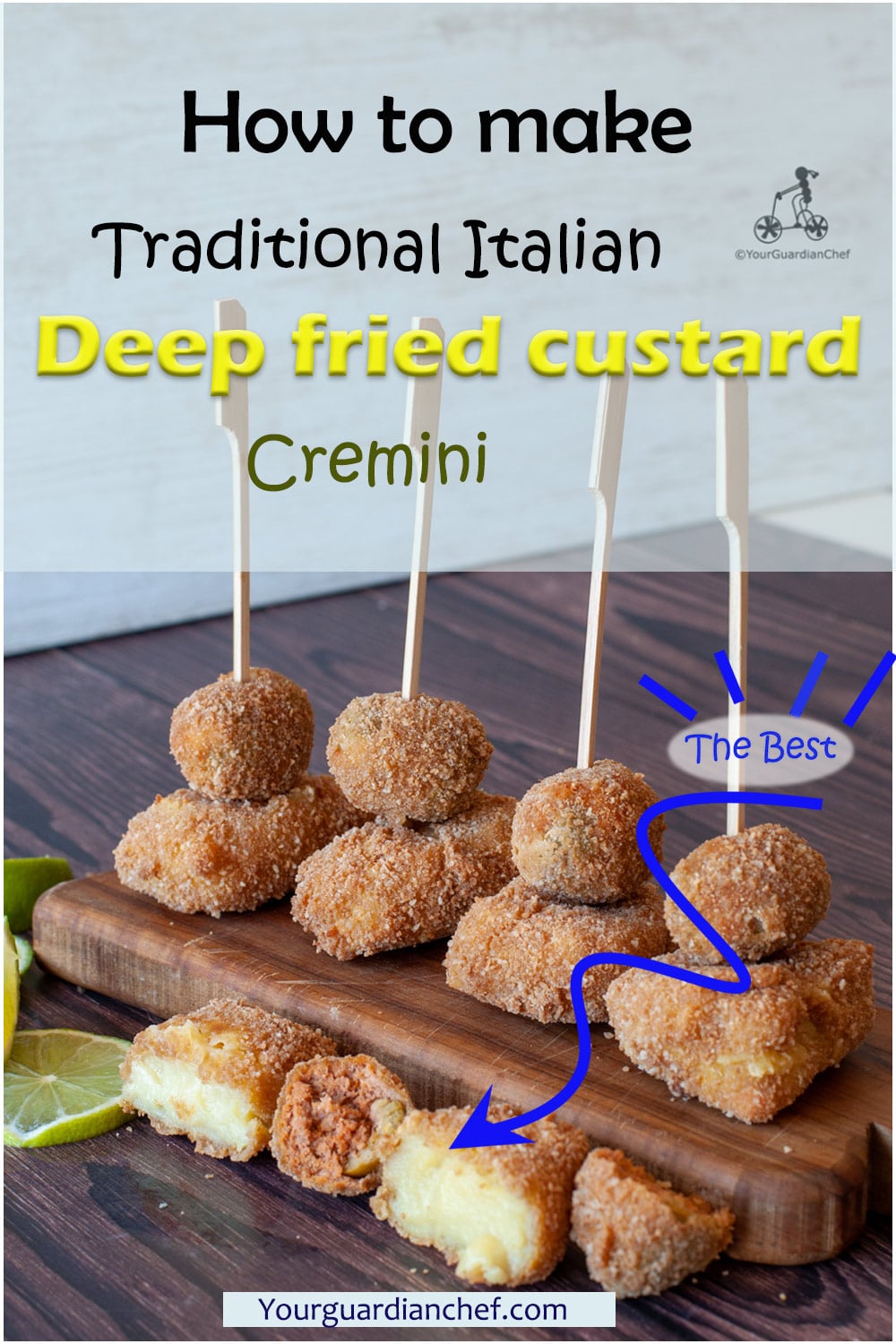 Italian Deep Fried Custard Crema Fritta Your Guardian Chef