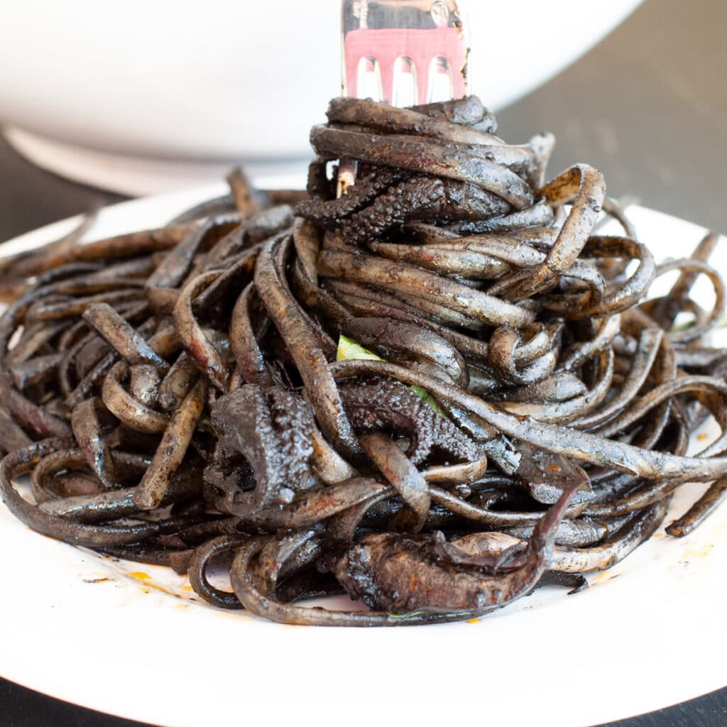 Pasta With Squid Ink Cuttlefish Your Guardian Chef