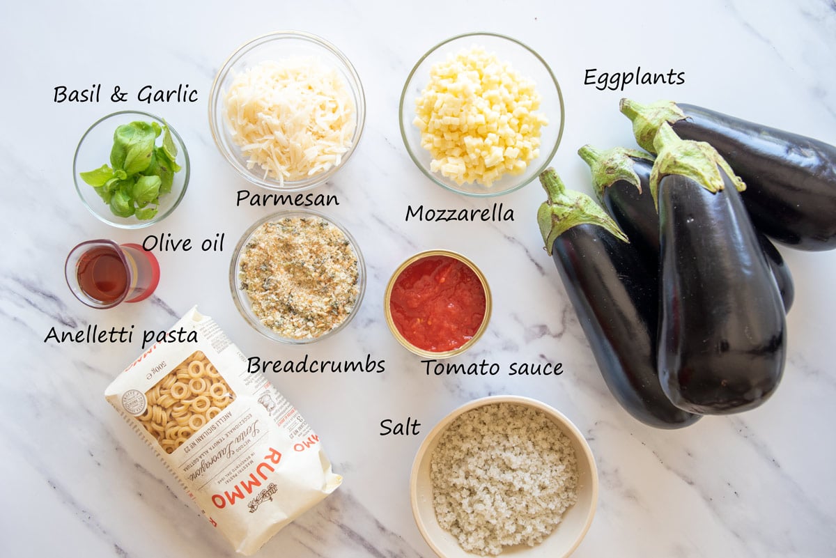 ingredients needed for the baked Anelletti