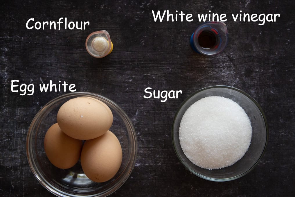 ingredients to make meringues
