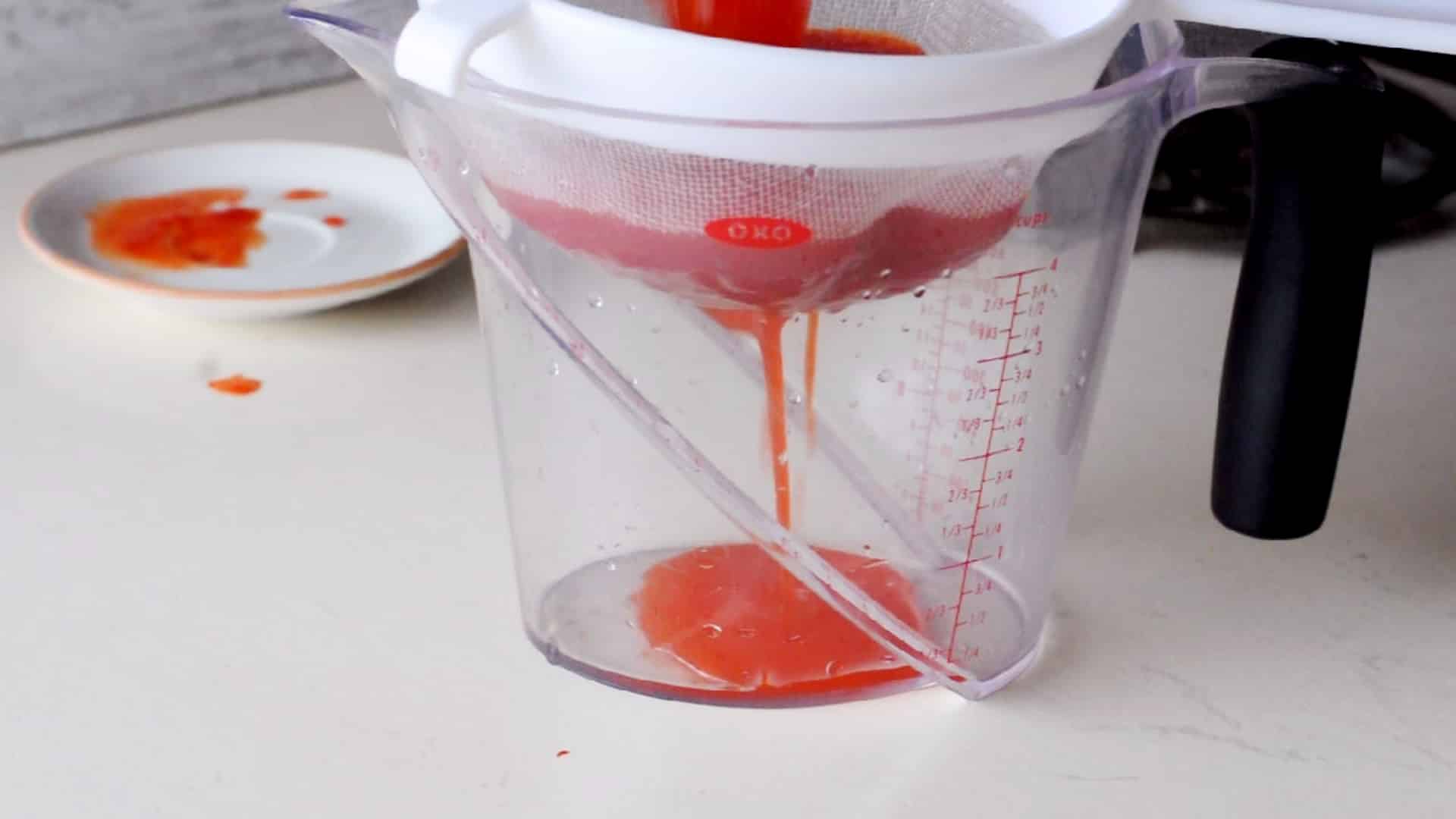 filtering the jelly