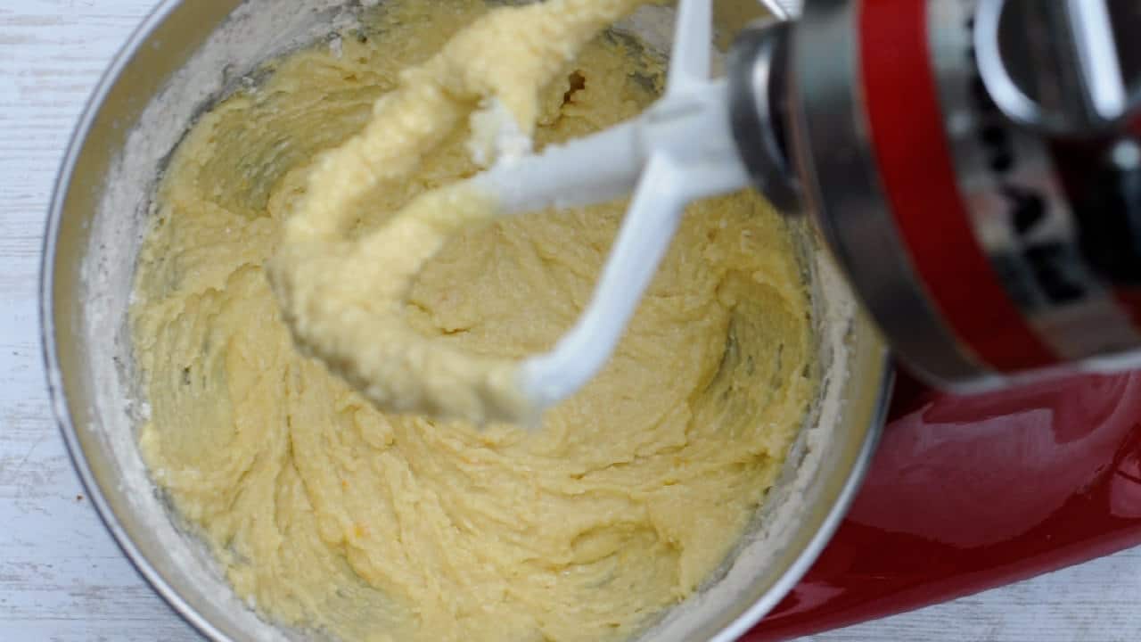 Batter once the flour is combined