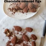 Chocolate covered figs pin