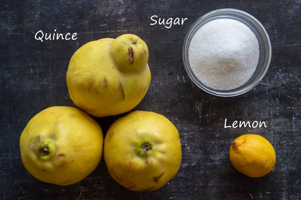 quince paste ingredients with names