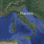 Marche in the map of Italy
